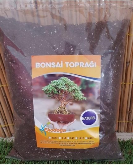 Toprağı 3 Lt Ithal Torf Perlit Kırmızı Pomza Lav Taşı Karışımlı Özel Bonsai Toprak