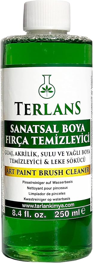 Sanatsal Boya ve Fırça Temizleyici 250 ml - Yağlı ve Akrilik Boya Temizleyici - Artist Brush Cleaner