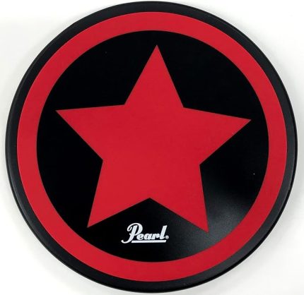 PDR-08SP Lim. Practice Pad 8inc Star with Pearl Logo Prac.pad