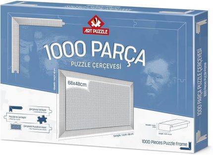 Puzzle Beyaz 1000 Parça Demonte Puzzle Çerçevesi