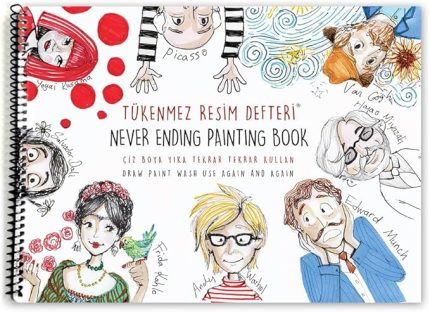 Mat Tükenmez Resim Defteri 3, 25X35Cm