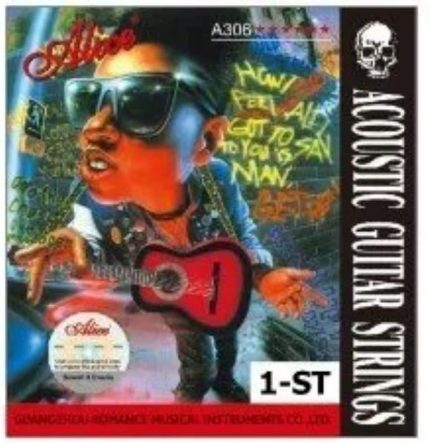 Akustik ve Elektro Gitar İnce Mi Teli - Tek tel 0.10 Çelik