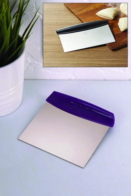 Çelik Hamur Kesici Kazıyıcı Pasta Kek Dekorasyon Spatula Aleti