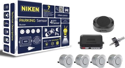 Park Sensörü Ses Ikazlı 22mm Gri Silver Sensör