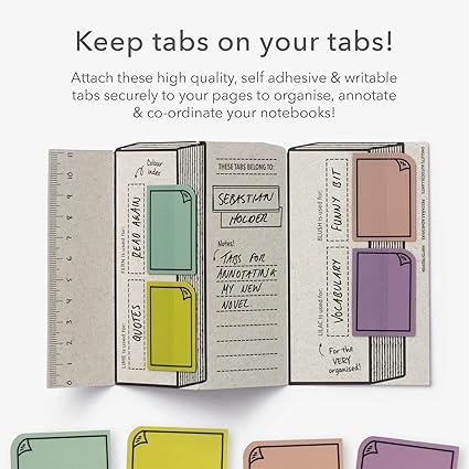 Bookaroo Kitap Ayracı ve Post It Pastel - Görsel 3