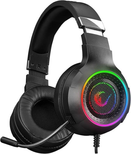 RM-K56 SPECTER Siyah USB 7.1 Rainbow Ledli Gaming Mikrofonlu Oyuncu Kulaklığı