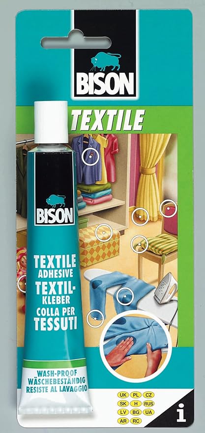 Tekstil Her Çeşit Kumaş için Yırtık ve Delik Tamirat Yapıştırıcısı, 25 ml