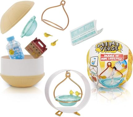 Miniverse Make It Mini Lifestyle Home Series 1 Mini Koleksiyon, Gizemli Kör Ambalaj, DIY, El Sanatları, Reçine Oyunu, Replika öğeleri, Mini Bitkiler, Kuş Evleri, Buket Koleksiyonerleri, 8+