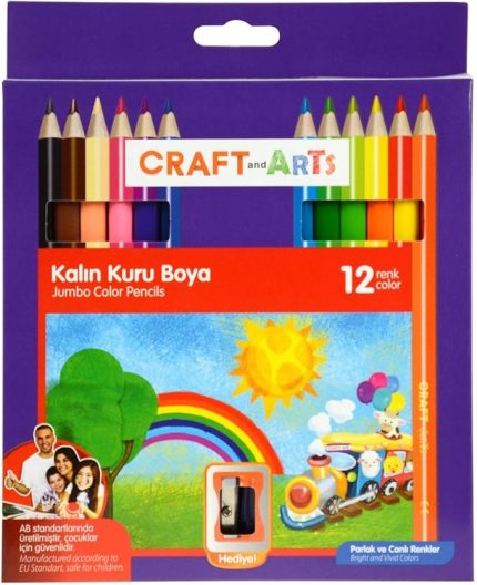 and Arts Kuru Boya Jumbo 12'li