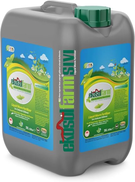 Sıvı Solucan Gübresi 20 Lt. Organik Gübre
