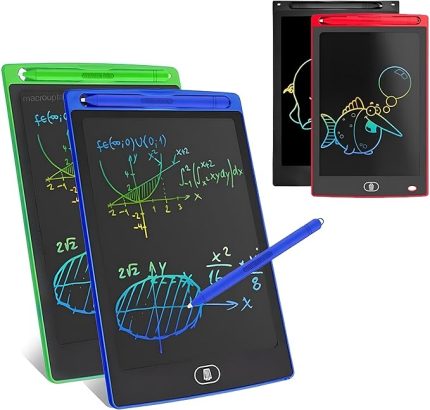 10 İnç Renkli LCD Yazı Tableti — Çocuklar İçin Eğitici Çizim Tableti, Kalemli Silinebilir Ekran, Kağıt Tasarruflu Taşınabilir Not Defteri (3+ Yaş)