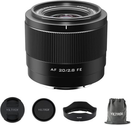 Sony E Dağı için 20 mm F2.8 f/2.8 AF Lens, Sony E-Mount Aynasız Kameralarla Uyumlu Geniş Açılı Tam Çerçeve Otomatik Odaklama Lensi Alpha a7cr a7cii a7c a6700 zv-e100 a6600 a6400 a7iv a7iii