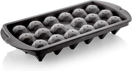 Elmas, Kristal Şekilli Buz Kalıbı, 18 Bölmeli, Farklı Renk ve Adetlerde (1, Siyah)