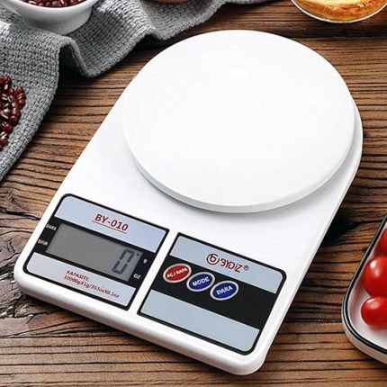 Terazi BY-010 Dijital Mutfak Terazisi - Mutfak Tartısı - Dara Alma Özellikli, LCD Ekran, Otomatik Kapanma Özelliği - 10 kg Kapasitesi 1 Gr Hassasiyetli Dijital Mutfak Tartısı