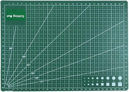 Kesme Matı Cutting Mat Kesim Altlığı A4 Ebatında 30 cm x 21 cm, Standart