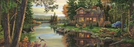 Puzzle Huzurun Resmi 1000 Parça Panorama Puzzle