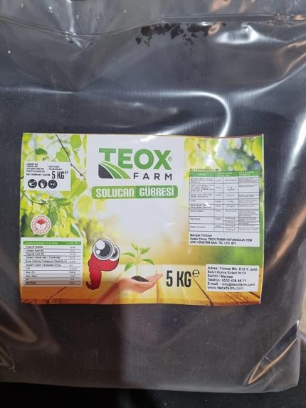 Solucan Gübresi 5 KG Torba
