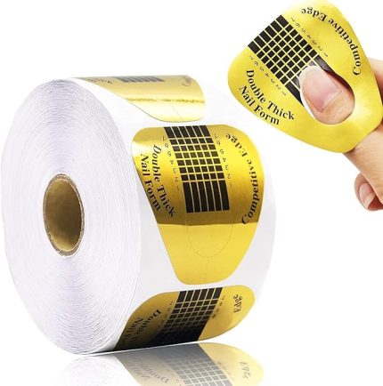 lü Gold Protez Tırnak Şablon Alt Form