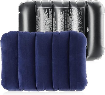 Adet Büyük Şişme Yastık Kamp Yastığı Seyahat Yastığı Şişme Kamp