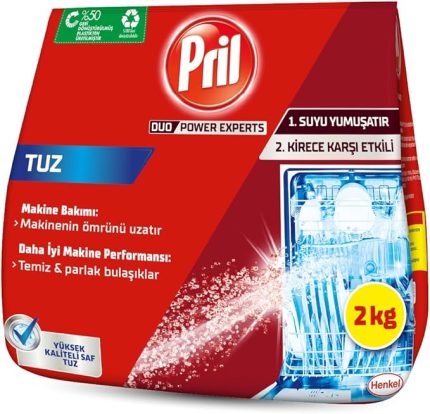 Duo Power Experts Kirece Karşı Etkili Bulaşık Makinesi Tuzu (1 x 2000 g)