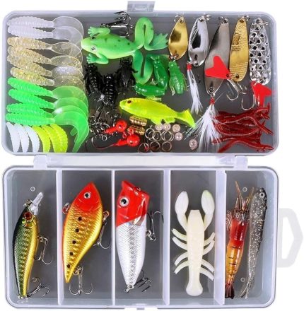 78 Parça Olta Yemleri ve Balık Tutma Aksesuarı Seti