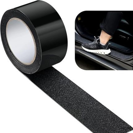 Kapı Giriş Koruması Yansıtıcı Araba Kapı Eşiği Koruyucusu 16.4 Feet Araba Çizilme Koruyucu Film Araba Koruyucu Çoğu Araba için Siyah Kapı Kenar Koruyucu Araç Aksesuarları (2 İnç Genişlik