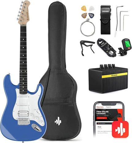 DST-100T Elektro Gitar Seti (Lake Blue)