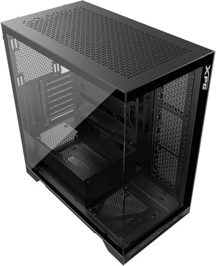 ADATA INVADER X Mid-Tower Oyuncu Kasası – Siyah, Temperli Cam, 360mm Radyatör Desteği