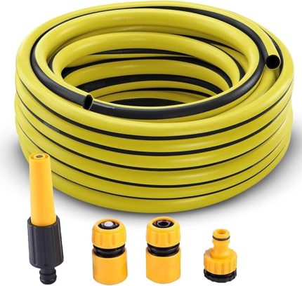 Kid Bahçe Sulama Hortumu 1/2 Termo Plastik Hortum 20 Metre Hortum Seti