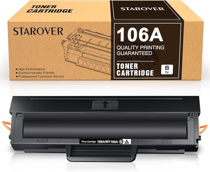 106A HP 106A W1106A Toner Kartuşu HP Lazer 107w 107a 107r HP Lazer MFP 135wg 135a 135r 135w 137fnw için Uyumlu (1 Siyah, Çipli)