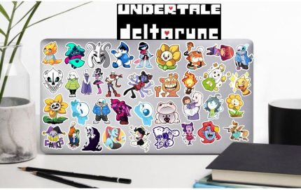 Major Selection Undertale Sticker Telefon Laptop Notebook Tablet Defter Matara Stiker Etiket