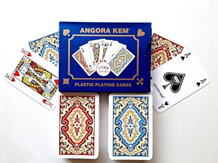 Kem Plastik Iskambil Oyun Kağıdı Çift Deste BİRİÇ OYUN KAĞIDI 52 - Plastic Playing Cards
