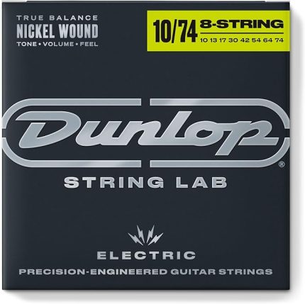 Dunlop Den1074 Nickel 8 Telli Elektro Gitar Teli (10-74)