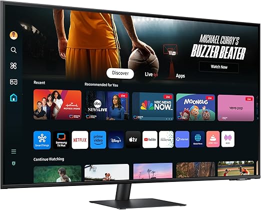 M7 LS43DM702UUXUF, 43" inç, UHD, 3840 x 2160, 4K, 4ms 60Hz, HDR10, Akıllı Monitör (2024 Model) - Görsel 2