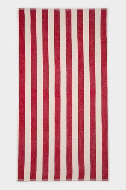 Kadın Desenli Pamuklu Plaj Havlusu