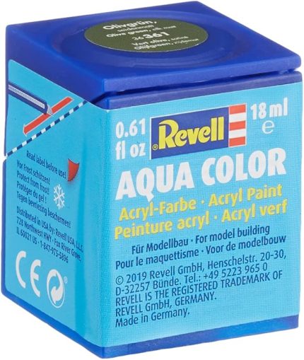 - Su Bazlı Maket Boyası Zeytin Yeşil İpek 18 Ml (36361)