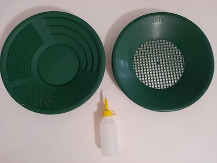 altın eleme tavası (1 pan - 1 pan üstü elek - 1 vakum pompa) KARGO DAHİL FİYAT (YEŞİL)