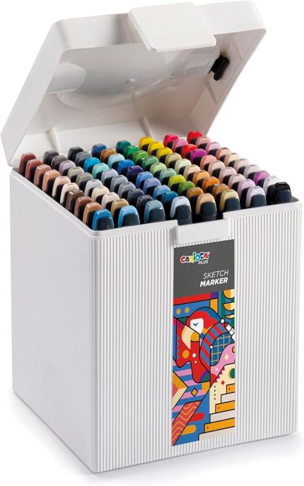 Plus Sketch Marker Çift Taraflı Çizim Kalemi 80 Renk