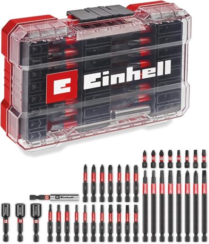 Einhell M-CASE 38-Parça Darbeye Dayanıklı Uç Seti (25 mm Uçlar, 50 mm Uçlar, 90 mm Uçlar, Altıgen Lokmalar, 60 mm Uç Tutucu, Saklama Kutusu Dahil) - 49109250
