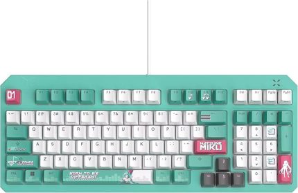 TUF Gaming K3 Gen II Hatsune Miku Edition RGB Türkçe Mekanik Gaming Klavye 90MP0460-BKYA30