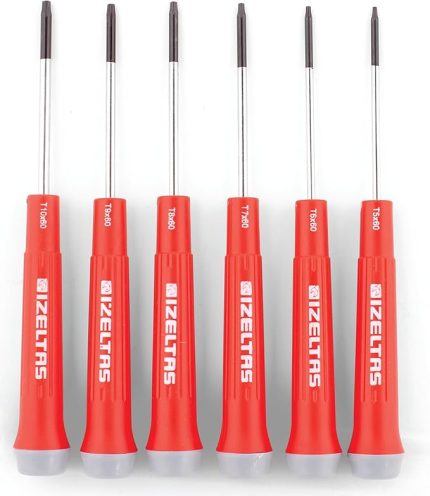 Elektronikçi Tip Torx Uçlu Klemens Tornavida Takimi, 6'Li