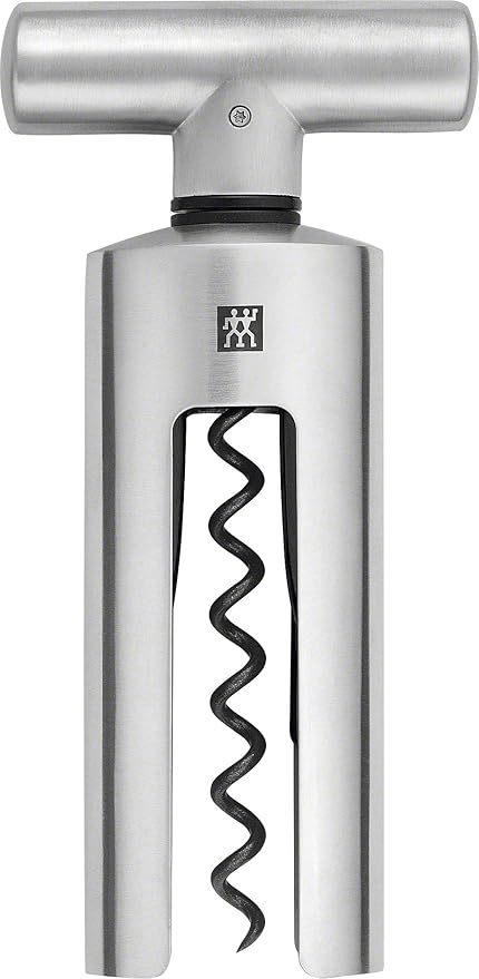 Sommelier Tirbuşon, Paslanmaz Çelik, Metalik Gri