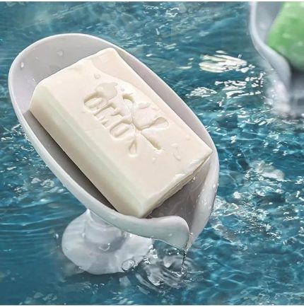 1 Adet Eğimli Katı Sabunluk | Vantuzlu Turkuaz Renk