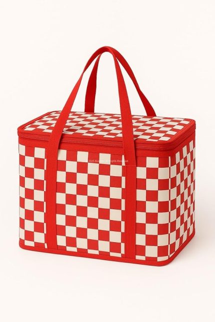 25 Lt Termos Çanta, 33x22x22 cm Piknik ve Kamp Soğutucu Çanta, Suya Dayanıklı İç Kaplama, Geniş Hacimli Taşınabilir Soğuk Tutucu, Fermuarlı Kapaklı, İzolasyonlu Beslenme Çantası