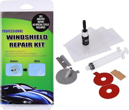 Otomobil ön camı onarım seti, araç camı, ön cam onarım seti, otomobil ön camı, cam, kendin yap onarım aletleri kiti