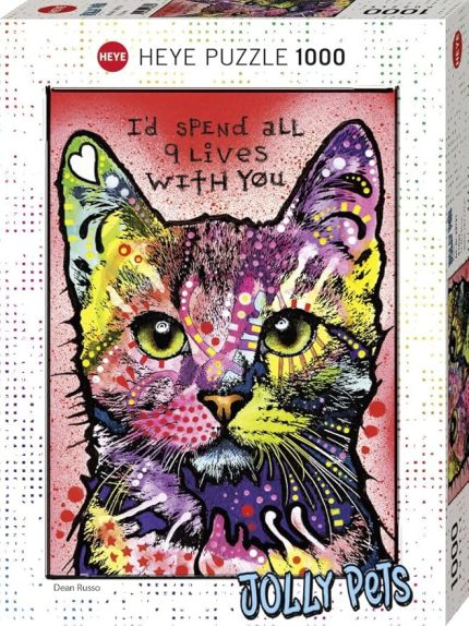 Puzzle 1000 Parça Dokuz Canlı Kedi HEY29731