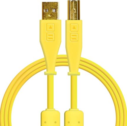 TechTools Chroma Cables USB-A to B - 1.5mt | Straight Yellow