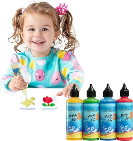 Magic Water Elf Sihirli Su Hayvanları Yedek Renkli Jel (4 Renk) | Çocuklar için El Yapımı Renkli Su Peri Oyuncağı Yedek Boyaları, Yaratıcı Oyun Parti Hediyeleri