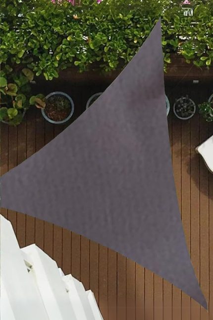 Renk Üçgen Oxford Su İtici Kumaş Dekoratif Gölgelik (280 cm x 280 cm x 415 cm)