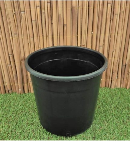 Üretim Saksısı 2 Adet 12 Lt 26X26 Cm Plastik Saksı Siyah Üretim Saksı Bitki Saksısı